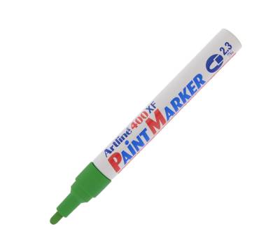 Marcatore permanente a vernice A 400 - punta tonda - 2,3 mm - verde - Artline - A400V - 4974052820038 - DMwebShop