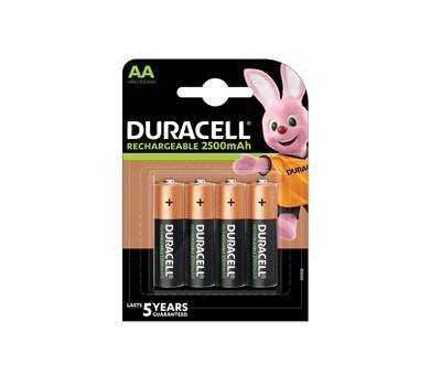 Pile AA ricaricabili - 2500 mAh - Precharged - blister 4 pezzi - Duracell - DU75 - 5000394057043 - DMwebShop