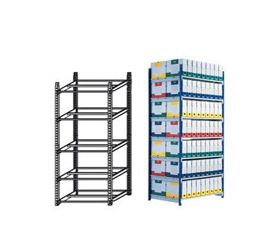 Scaffale RANG'ECO - modulo base - 5 ripiani - 100 x 70 x 200 cm - grigio - Paperflow - K605170 - 3660141140293 - DMwebShop