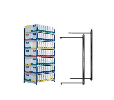 Scaffale RANG'ECO - modulo aggiunta - 5 ripiani - 100 x 70 x 200 cm - grigio - Paperflow - K605171 - 3660141140309 - DMwebShop