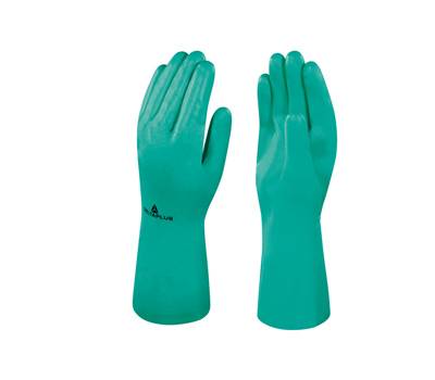 Guanti da lavoro industriale Nitrex 801 - nitrile floccato cotone - taglia 08 - verde - Deltaplus - VE801VE08 - 3295249169244 - DMwebShop