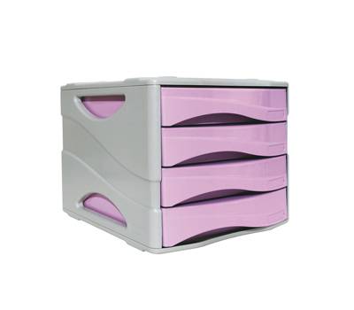 Cassettiera Keep Colour Pastel - 25 x 32 cm - cassetti 5 cm - grigio-lilla - Arda - 15P4PPASVI - 8003438022974 - DMwebShop