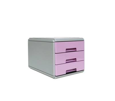 Mini Cassettiera Keep Colour Pastel - 17 x 25,4 x 17,7 cm - grigio-lilla - Arda - 19P3PPASVI - 8003438022882 - DMwebShop