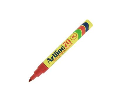Marcatore permanente A 70 - punta tonda - 1,5 mm - rosso - Artline - A70R - 4974052801327 - DMwebShop