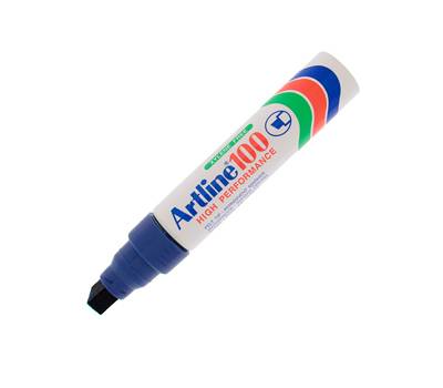 Marcatore permanente A 100 - punta scalpello jumbo - 7,5 - 12 mm - blu - Artline - A100B - 4974052803314 - DMwebShop