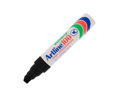 Marcatore permanente A 100 - punta scalpello jumbo - 7,5 - 12 mm - nero - Artline - A100N - 4974052803307 - DMwebShop