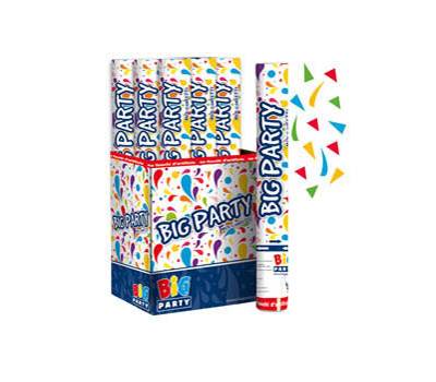 Sparacoriandoli Cannon - colori assortiti - 8 mt - conf. 12 pezzi - Big Party - 50002. - 85941A - DMwebShop