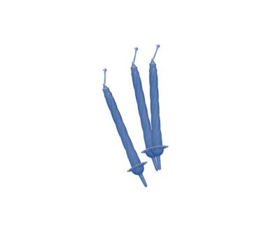 Candeline con supporto H 8 cm - celeste - conf. 12 pezzi - Big Party - 70402. - 8020834704020 - DMwebShop