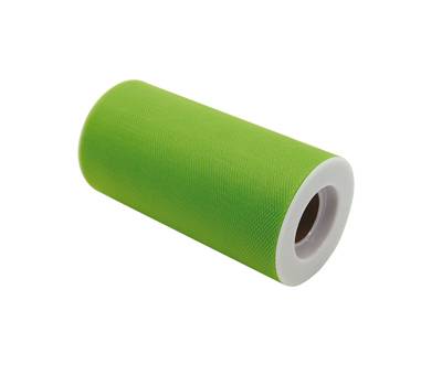 Tulle - verde - in rotolo da 12,5 cm x 25 mt - Big Party - 85067. - 8020834850673 - DMwebShop