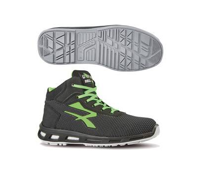 Calzatura di sicurezza Hard S3 SRC - pelle idrorepellente - numero 38 - grigio scuro-verde - U-power - RL10356-38 - 8033546376225 - DMwebShop