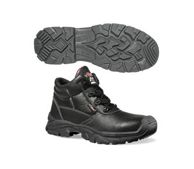 Calzatura di sicurezza Texas UK S3 SRC Rockeroll - pelle grana mina idrorepellente - numero 48 - nero - U-power - RR10443-48 - 8033546176146 - DMwebShop