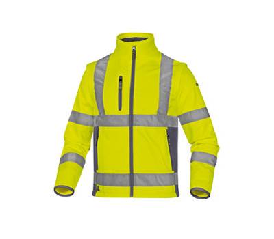 Giacca Softshell Moonlight 2 alta visibilita' - poliestere - taglia L - giallo fluo - Deltaplus - MOON2JGGT - 3295249222123 - DMwebShop