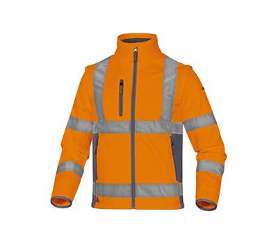 Giacca Softshell Moonlight 2 alta visibilita' - poliestere - taglia L - arancio fluo - Deltaplus - MOON2OGGT - 3295249222178 - DMwebShop