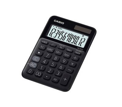Calcolatrice da tavolo MS 20UC - 105x149,5x23 mm - 12 cifre - plastica - nero - Casio - MS-20UC-BK-W-EC - 4549526612800 - DMwebShop