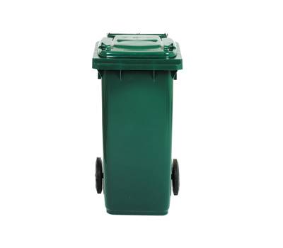 Bidone carrellato - 48 x 55 x 93 cm - 120 lt - verde scuro - Mobil Plastic - 1/120/5-VES - 8004331112755 - DMwebShop