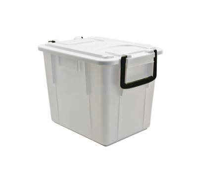 Contenitore Foodbox con coperchio - 38 x 28 x 30 cm - 20 lt - PPL riciclabile - bianco - Mobil Plastic - 143/20-BIM - 8004331143209 - DMwebShop