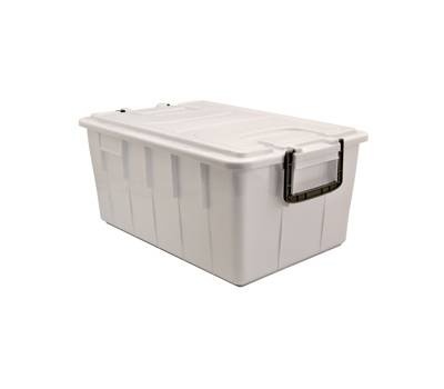 Contenitore Foodbox con coperchio - 58 x 38 x 26 cm - 40 lt - PPL riciclabile - bianco - Mobil Plastic - 143/40-BIM - 8004331143407 - DMwebShop