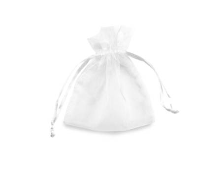 Sacchetti bomboniera Milly - 8,5 x 10 cm - organza bianco - conf. 20 pezzi - PNP - UL550DLL02VBI - 8013170304719 - DMwebShop