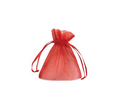 Sacchetti bomboniera Milly - 8,5 x 10 cm - organza rosso - conf. 20 pezzi - PNP - UL550DLL02VRO - 8013170304740 - DMwebShop