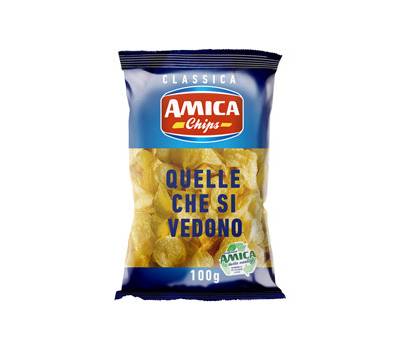 Patatina classica - 100 gr - conf. 20 pezzi - Amica Chips - AM100 - 118008714003507 - DMwebShop