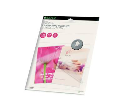 Pouches iLAM UDT - plastificazione a caldo - A3 - 303 x 426 mm - 2 x 125 micron - scatola 25 pezzi - Leitz - 74890000 - 4002432397730 - DMwebShop