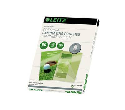 Pouches iLAM UDT - plastificazione a caldo - A5 - 154 x 216 mm - 2 x 80 micron - scatola 100 pezzi - Leitz - 74920000 - 4002432397761 - DMwebShop