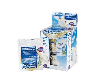 Nastro adesivo Ecophan - in caramella - 1,9 cm x 66 mt - trasparente - conf. 8 pezzi - Eurocel - 001417210 - 8001814343170 - DMwebShop