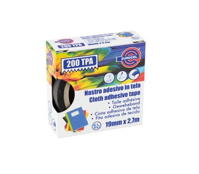 Nastro adesivo telato TPA 200 - 19 mm x 2,7 mt - bianco - Eurocel - 016014194 - 8001814001179 - DMwebShop