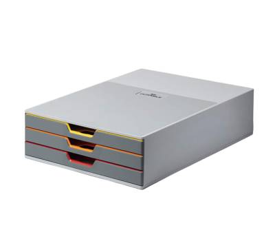 Cassettiera sottomonitor Varicolor - 28 x 9,5 x 35,6 cm - Durable - 7603-27 - 4005546985602 - DMwebShop