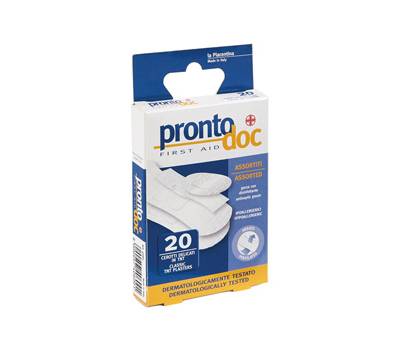 Cerotti delicati - TNT - con adeisvo ipoallergenico - conf. 20 pezzi - Prontodoc - 4060 - 8000957406001 - DMwebShop