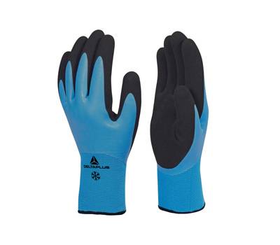 Guanti WeteDry VV636BL - poliammide - palmo in nitrile - taglia 09 - blu-nero - Deltaplus - VV636BL09 - 3295249228323 - DMwebShop