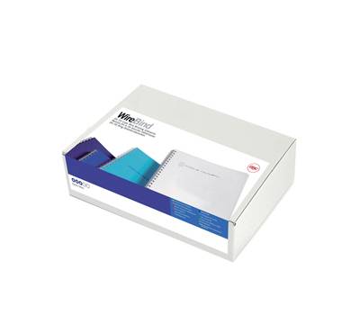 Dorsi WireBind per rilegatura passo 3,1 metallo 34 anelli 5 mm bianco scatola 100 pezzi - 21736