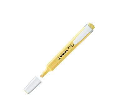 Evidenziatore Swing Cool pastel punta a scalpello tratto 1,4 mm giallo banana - 144,22294