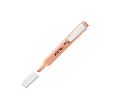 Evidenziatore Swing Cool pastel punta a scalpello tratto 1,4 mm rosa pesca 126 - 22293