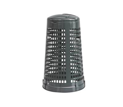Trespolo portasacco diametro 38 cm altezza 85 cm 110 lt grigio scuro Mobil Plastic Mobilplastic 69 - 110 GRB - 22244