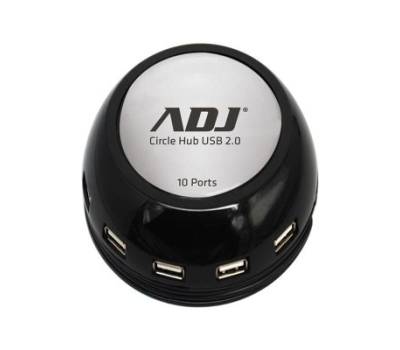 Circle Hub 10 porte USB 2.0 Autoalimentato USBHB904 Nero-Bianco - 143-00005 - 3130635535756 - DMwebShop