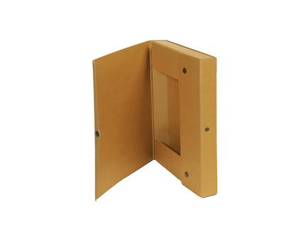 Scatola progetto - dorso 4 cm - 25 x 35 cm - cartone riciclato FSC - avana - conf. 5 pezzi - Starline - FMCXCPECO04AV - 8025133104236 - DMwebShop