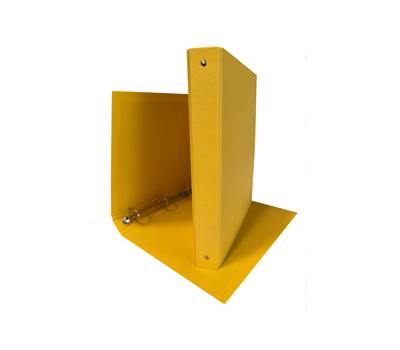 Raccoglitore King - 4 anelli tondi 30 mm - dorso 4 cm - f.to utile 22 x 30 cm - rivestimento in PPL - giallo - Starline - CPPL4-30GI - 8025133025937 - DMwebShop