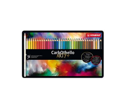 Matite colorate CarbOthello - tratto 4,4 mm - colori assortiti - astuccio in metallo 36 pezzi - Stabilo - 1436-6 - 4006381279635 - DMwebShop