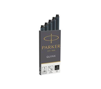 Cartucce quink permanente - nero - Paker - scatola 5 pezzi - Parker - 1950382. - 3501179503820 - DMwebShop