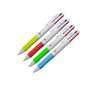Penna a sfera - punta 1 mm - 4 colori - conf. 12 pezzi - Osama - OW 10156 - 8007404248696 - DMwebShop