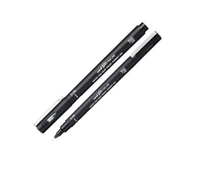Pin fineliner - punta 0,3 mm - nero - conf. 12 pezzi - Uni Mitsubishi - M PIN003 N - 4902778230817 - DMwebShop