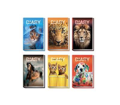 Diario Animal Friends - 12 mesi - 14,2 x 19,3 cm - conf. 12 pezzi - Colorosa - 64DNA12G - DMwebShop