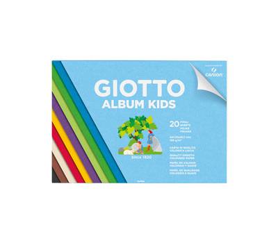 Album Kids Carta Carta colorata 2+ - A4 - 120 gr - 20 fogli - conf. 5 pezzi - Giotto - 580700 - DMwebShop