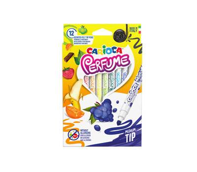 Pennarelli Perfume - punta 4 mm - colori assortiti - astuccio 12 pezzi - Carioca - 42672 - 8003511426729 - DMwebShop