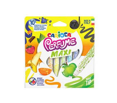 Pennarelli Perfume Maxi - punta 7 mm - colori assortiti - astuccio 10 pezzi - Carioca - 42989 - 8003511429898 - DMwebShop