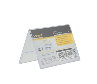 Display a V in plastica - 7,8 x 10,6 x 6,7 cm - A7 - Securit - PFT-ACV-A7 - 8719075282212 - DMwebShop