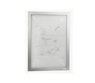 Cornice adesiva - Duraframe Wallpaper - A4 - 21 x 29,7 cm - argento - Durable - 4843-23 - 4005546992495 - DMwebShop