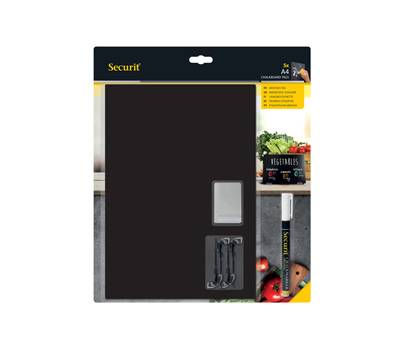 Tag - 21 x 29,7 cm - A4 - nero - set 5 pezzi - Securit - TAG-A4-WT - 8718226491428 - DMwebShop