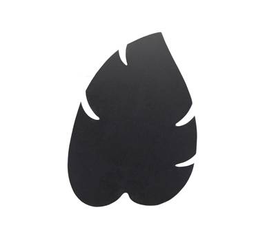 Lavagna Silhouette da parete - 43,8 x 29,6 cm - forma foglia - nero - Securit - FB-LEAF - 8719075285831 - DMwebShop